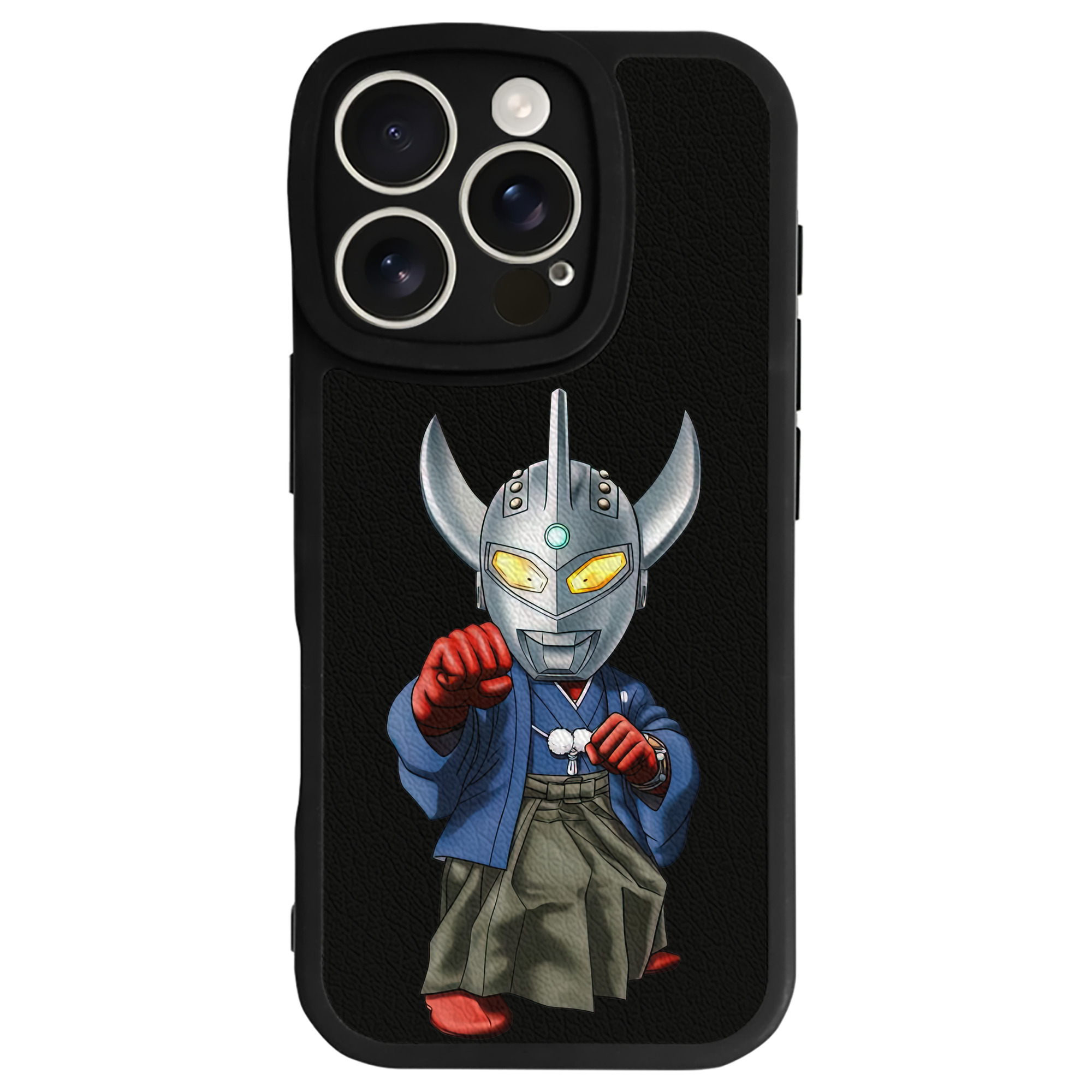 （画像用） ウルトラマン Ultraman 【iPhone 16シリーズ対応】シリコンスマホケース（レザー調） 材質：シリコン